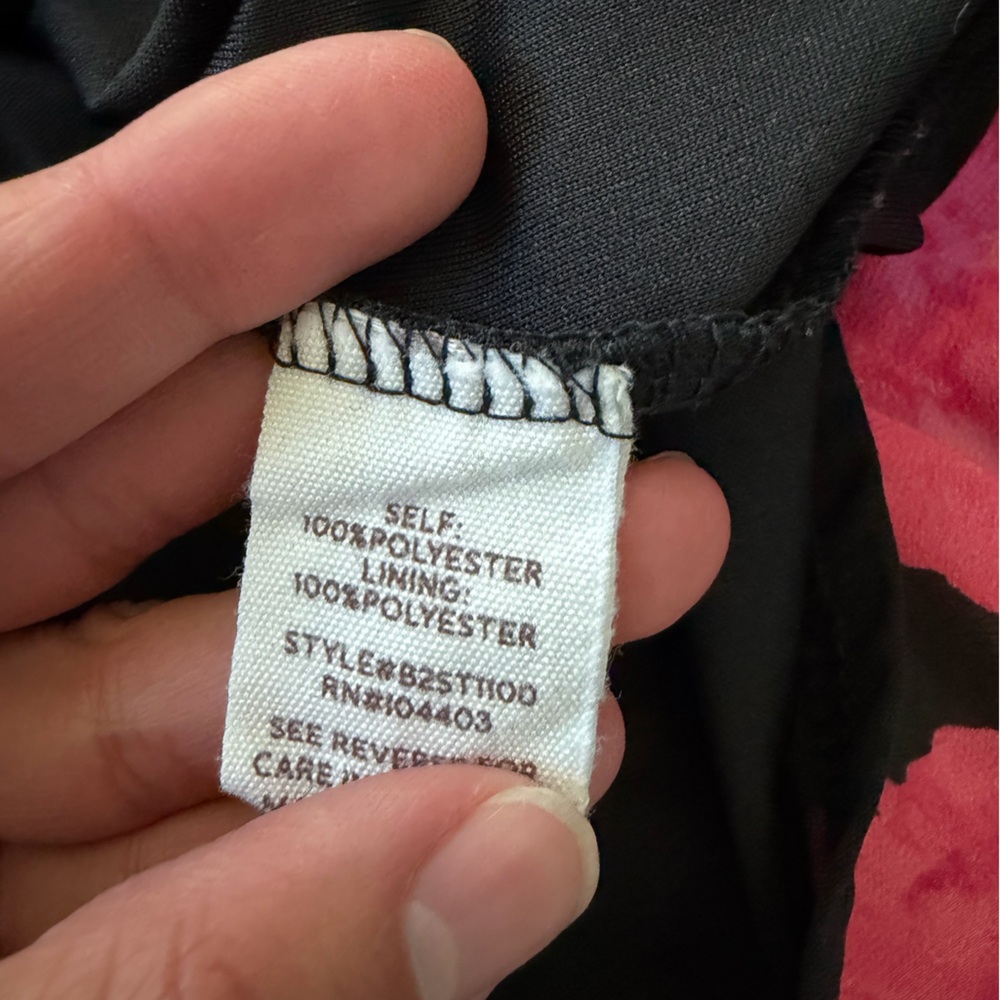 NWOT Blu Pepper Floral Cinched Waist blouse size small - Picture 6 of 10